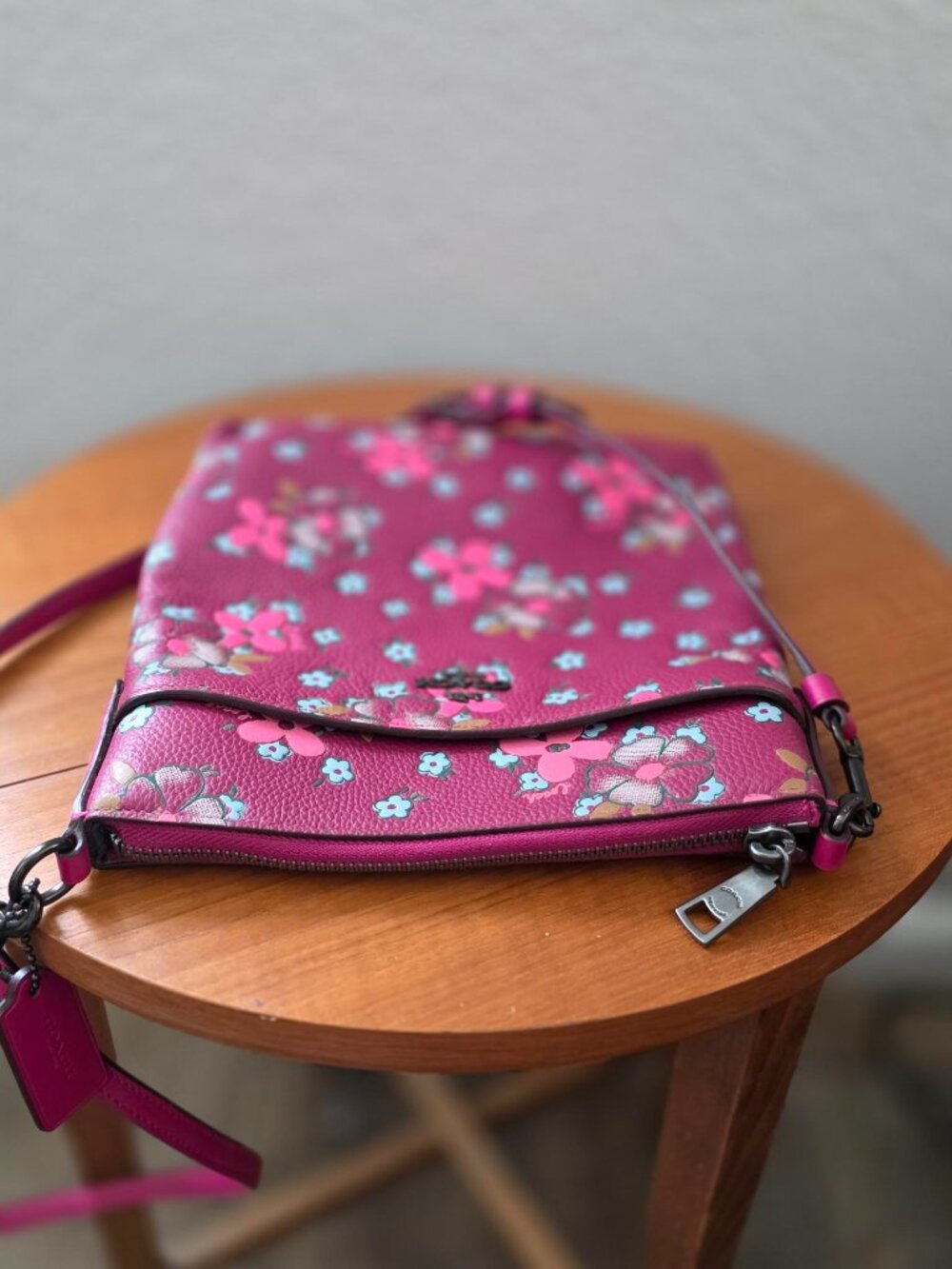 COACH Kitt Messenger Crossbody Bag – Field Floral Print - Picture 5 of 8